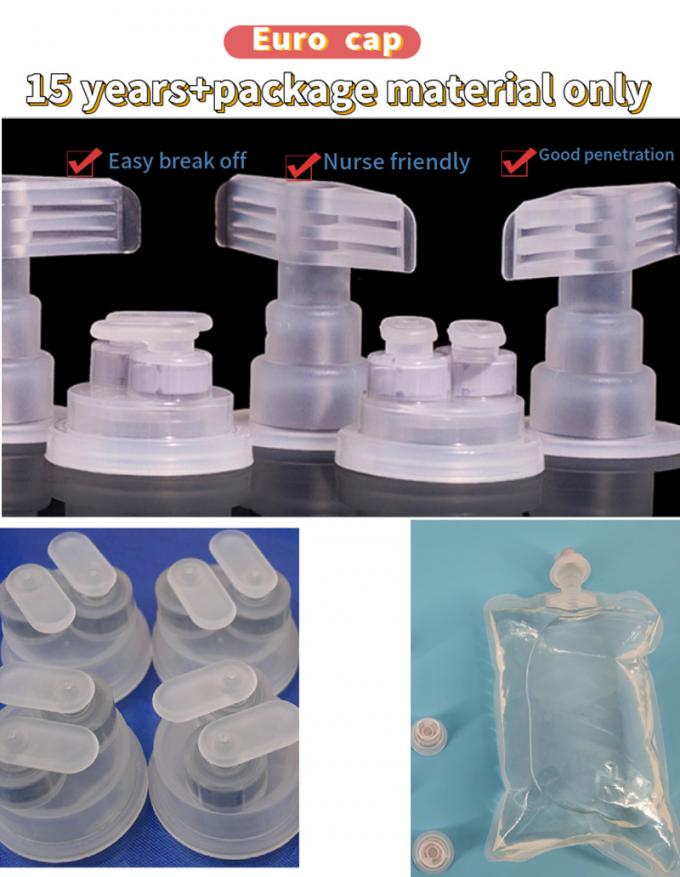 32mm Pharmaceutical IV Bottle Pull Ring Infusion Euro Head Cap