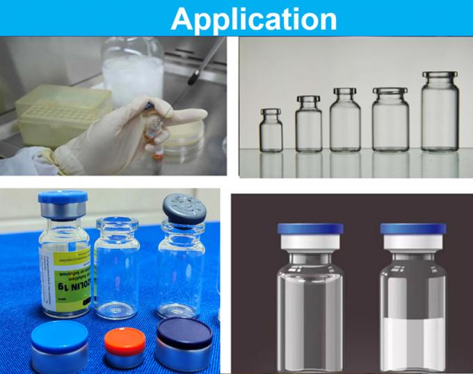 5ml 10ml Amber Clear Empty Sterile Pharmaceutical Steroids Tubular Glass Vial with 20mm Aluminum Lid