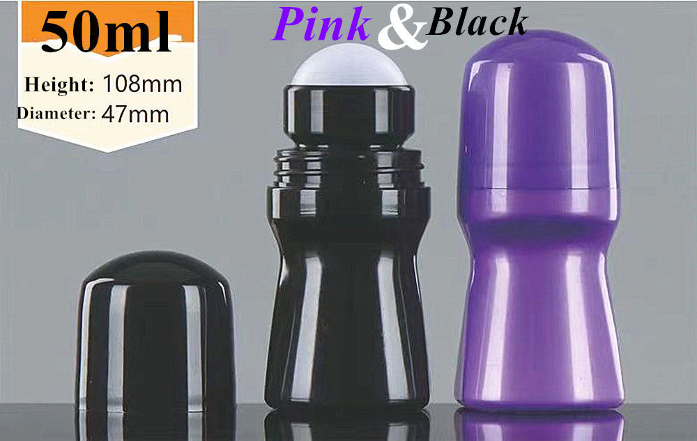กระปุกพลาสติก HDPE ขนาด 30ml 50ml 60ml บนกระปุกดีโอเดอร์แรนท์ กระปุกว่าง กระปุกดีโอเดอร์แรนท์ กระปุกบรรจุด้วยลูกกลอง
