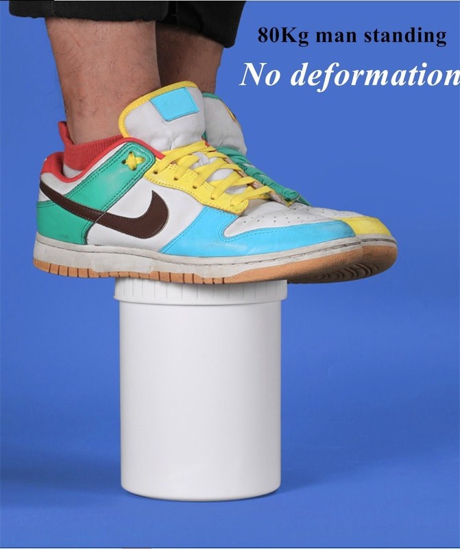 150 ml 250 ml 500 ml 1000 ml ปากกว้าง ร่างกาย ครีมใบหน้า กระป๋อง สีขาว PP นวด ถังปากกว้าง เครื่องสําอางพลาสติกกระป๋อง