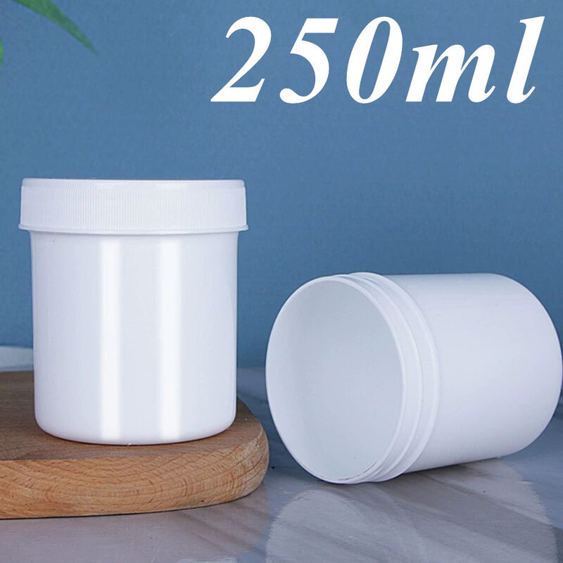 กระปุกครีมพลาสติก PP กระปุกครีมใบหน้าเปล่า กระปุกครีมใบหน้าเปล่า 250g 500g กระปุกเครื่องสําอางเปล่า กระปุกขัดริมฝีปาก กระปุกเครื่องสําอางผม PP
