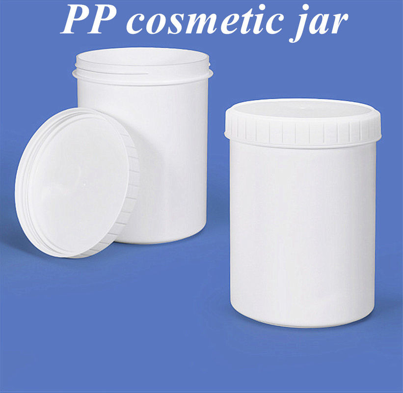 สะอาดต่อสิ่งแวดล้อม สีดํา สีขาว PP กระปุกเครื่องสําอาง 250g 500g 1000g กระปุกพลาสติกครีม กระปุกเครื่องสําอาง