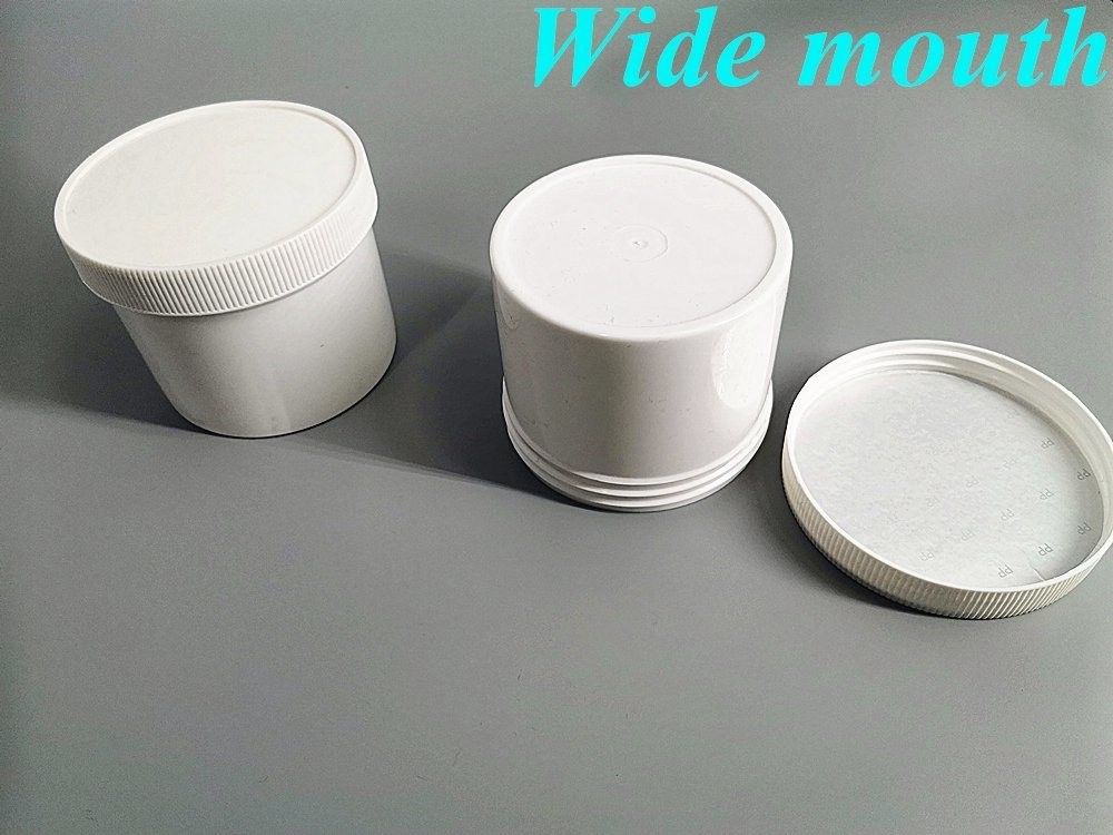 100g 250g 500g Double Wall White Black Blue PP Cream Jar with Screw Cap ครีมทําความสะอาดใบหน้า ครีมทําความสะอาดริมฝีเท้า กระปุกเครื่องสําอาง PP