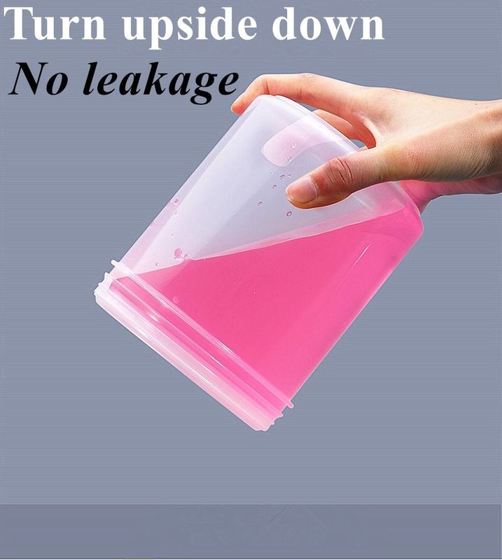 ใส ใส ปากกว้าง 250ml 500ml PP กระปุกเครื่องสําอางพลาสติก กระปุกเครื่องสําอาง แพคเกจผม Wax ร่างกาย Scrub กระปุกเครื่องสําอาง
