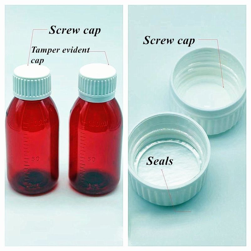3oz 4oz 5oz Pet Empty Cough Syrup กระป๋อง ทา
