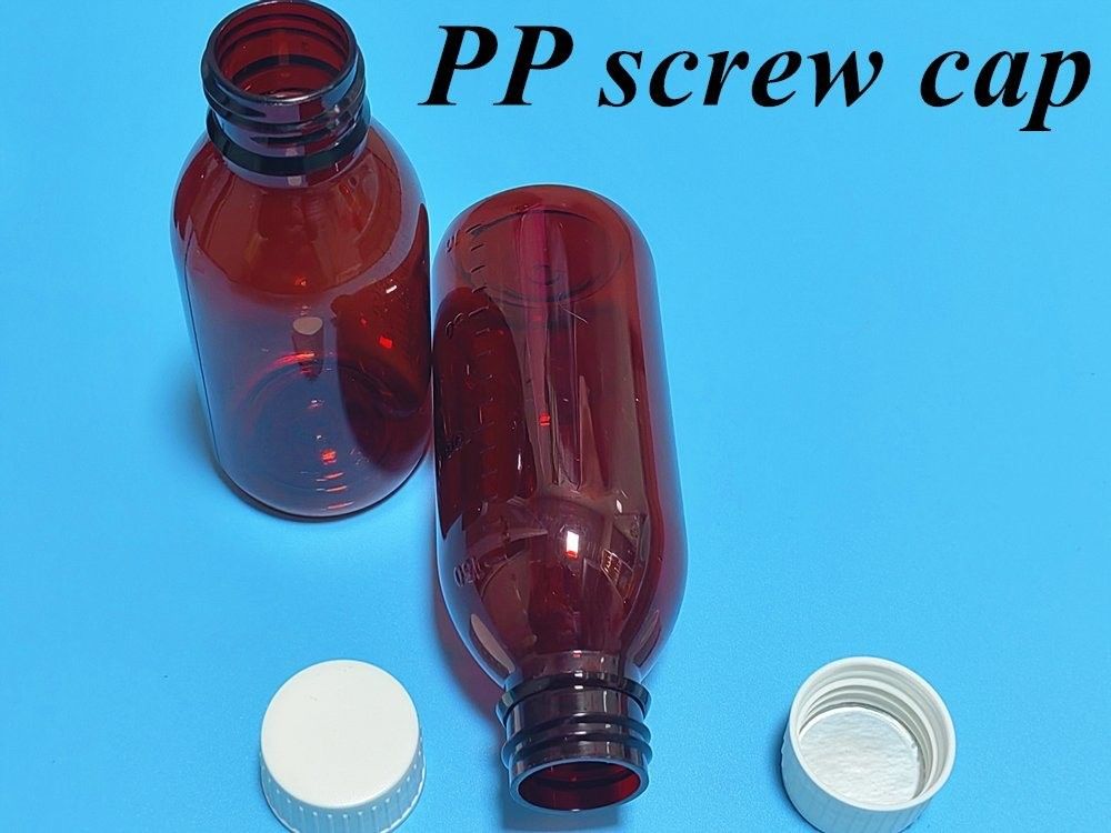 100 ml 120 ml 150 ml DIN28 พลาสติก PET สีน้ําตาล กล่องน้ําเหลวทางปาก แอมเบอร์ ยายากล่องยากลิ่นกลากสําหรับ Ropp Cap