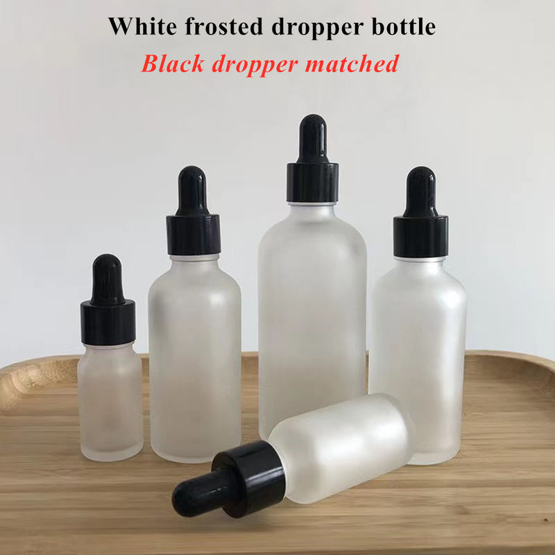 1oz 2oz 5ml 10ml 20ml 30ml 50ml 100ml ขาว กล่องแก้ว ดํา กล่องหยดสําหรับ Esse