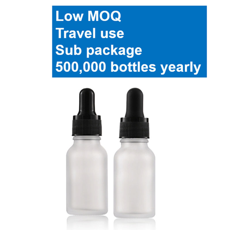 หรูหรา 1 oz 2 oz 10ml 15ml 20ml 30ml 50ml เซรั่มดูแลผิวหนังกลมเปล่า น้ํามันอิเซนเซียล ตา ขาว กระปุกแก้วฝน