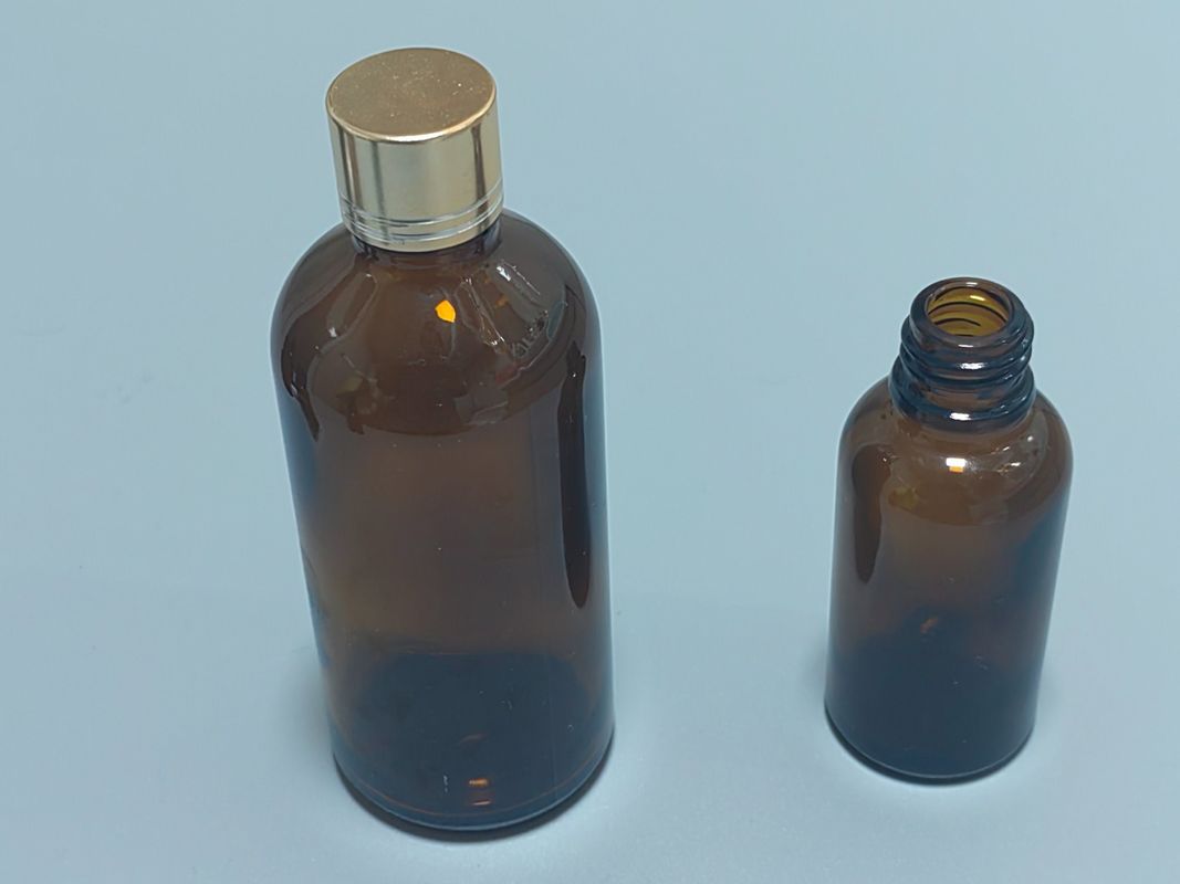 บรรจุน้ํามันอีเซนเซียล 1OZ 2OZ 20ml 30ml 50ml เซรั่มน้ํามันอีเซนเซียลแอมเบอร์ กระป๋องน้ําตกกระจก