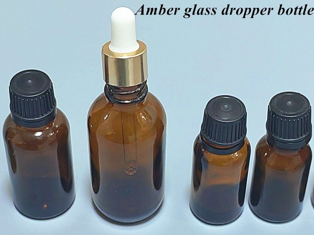 ขายร้อน ขนาดว่าง หรูหรา แอมเบอร์ สีน้ําตาล 10ml 15ml 20ml 30ml 50ml 60ml กระป๋องน้ํามันอีเซนเซียลแก้วสําหรับซีรั่ม
