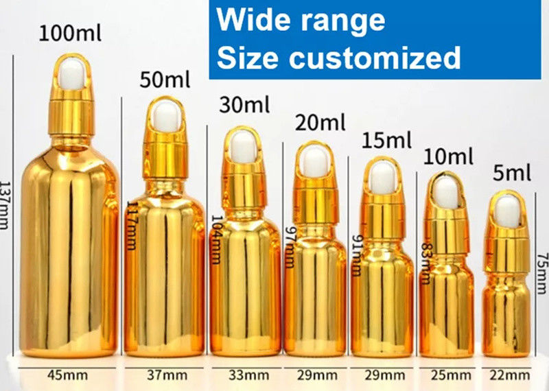 สินค้าคุณภาพสูง สีสําอางหรู 10ml 20ml 30ml 50ml โลหะอิเล็กทรอนิกซ์