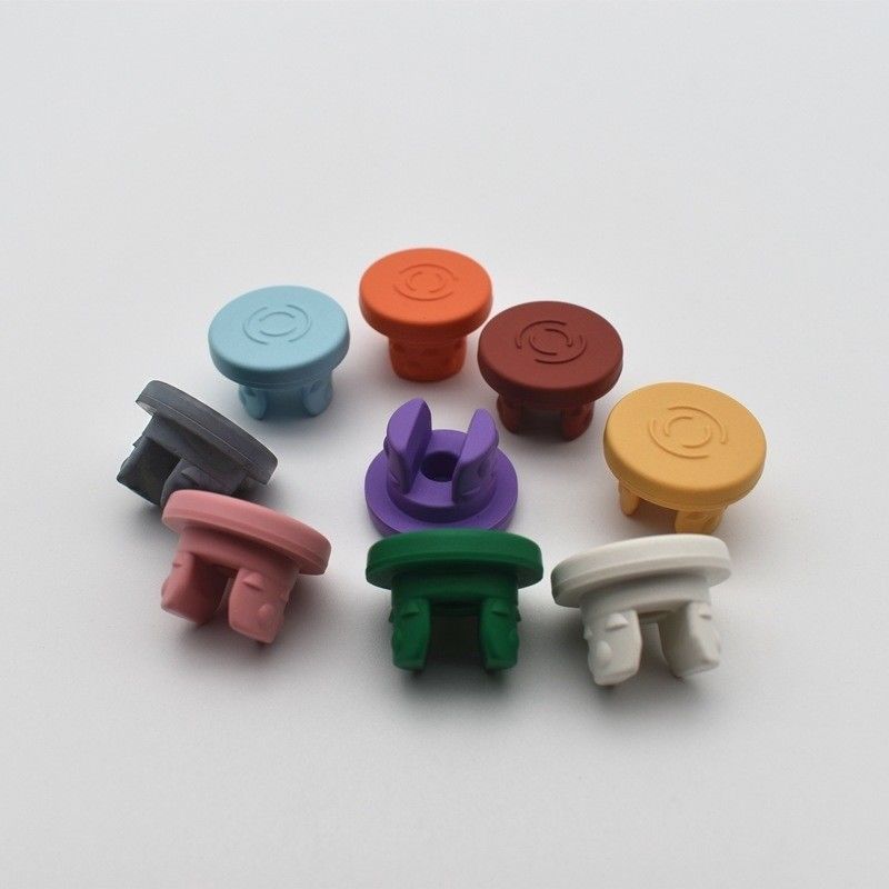 13 มม. 20 มม. 28 มม. ยางพยาบาลฉีด บูไทล สีเทา สีแดง สีฟ้า ยา Bromobutyl Plug