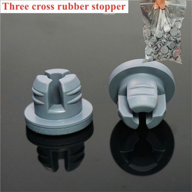 13 มม. 20 มม. 28 มม. ยางพยาบาลฉีด บูไทล สีเทา สีแดง สีฟ้า ยา Bromobutyl Plug