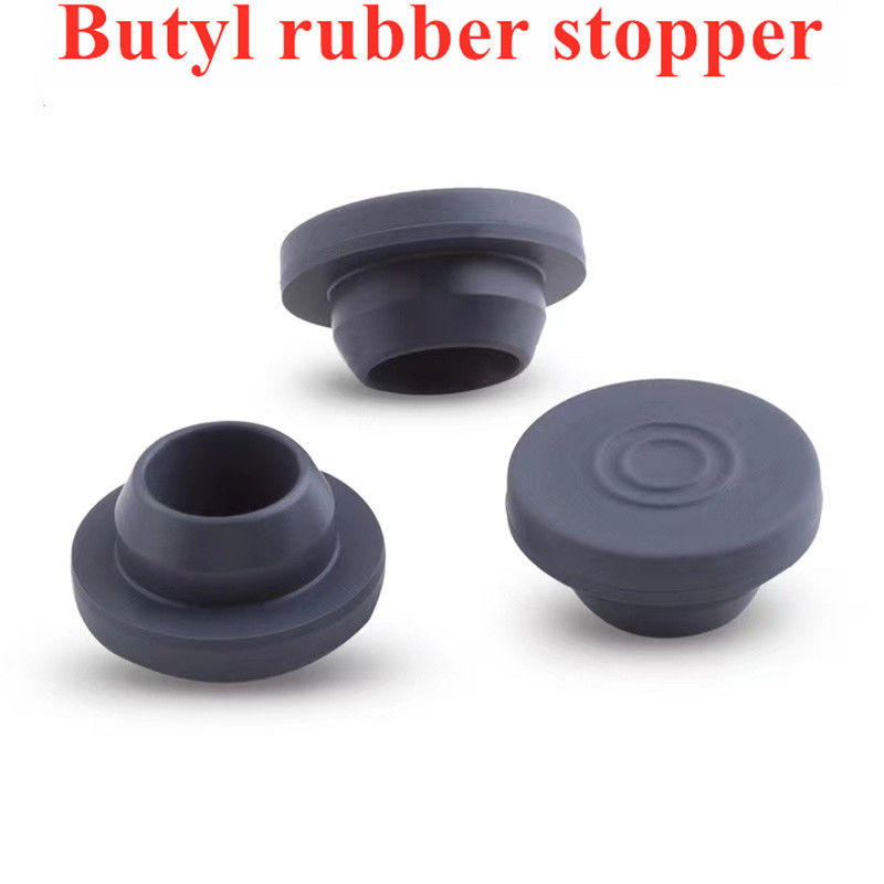 13 มม. 20 มม. 28 มม. ยางพยาบาลฉีด บูไทล สีเทา สีแดง สีฟ้า ยา Bromobutyl Plug