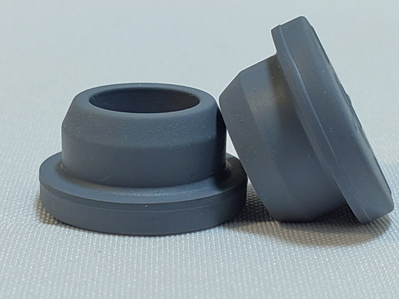 13 มิลลิเมตร 20 มิลลิเมตร 32 มิลลิเมตร Medical Grey Lyophilization Butyl Rubber Stopper สําหรับกระจก