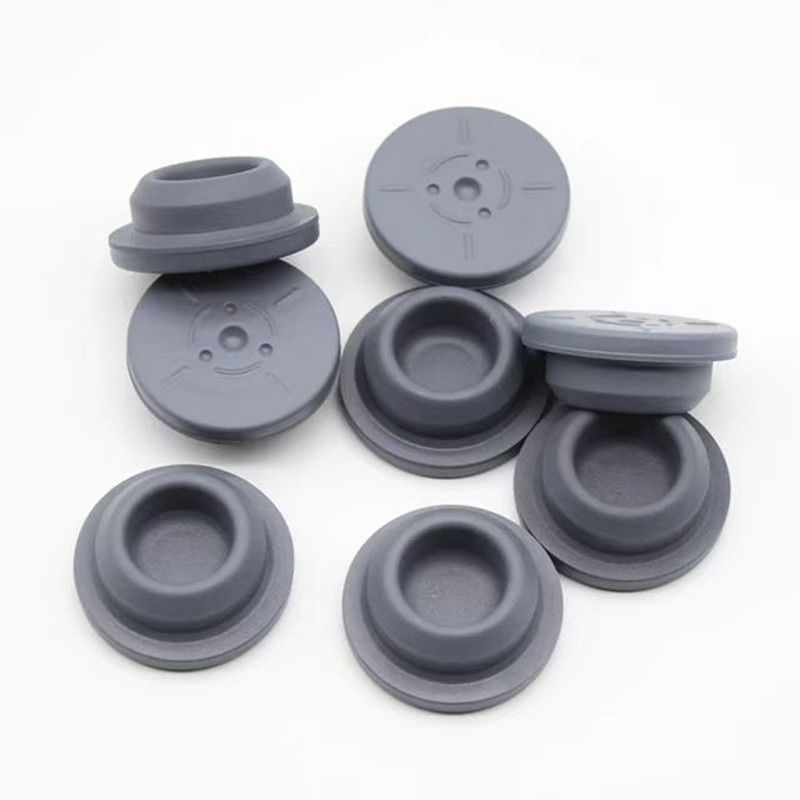 13 มิลลิเมตร 20 มิลลิเมตร 32 มิลลิเมตร Medical Grey Lyophilization Butyl Rubber Stopper สําหรับกระจก
