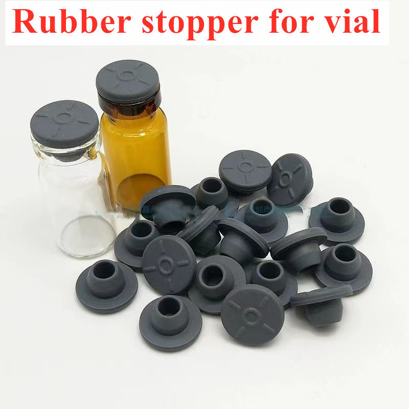 20 มม 23 มม ปิดกระป๋อง vial การแพทย์ Butyl ยางแพทย์ ปิดสําหรับ Lyophilization การแพทย์ Vials กระจก