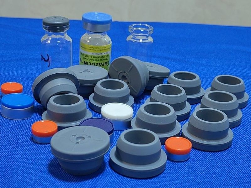 13mm 20mm 28mm สีซิลิโคน โบโรเมนต์ ยางชนิดยา ปิดสําหรับกระจกฉีด Lyophilized