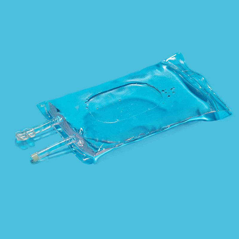 100 ml 250 ml 500 ml Single Port Double Port Medical PVC Empty IV Infusion Bag with Stopper ถุงน้ําเหลว pvc IV ที่มีช่องปิด