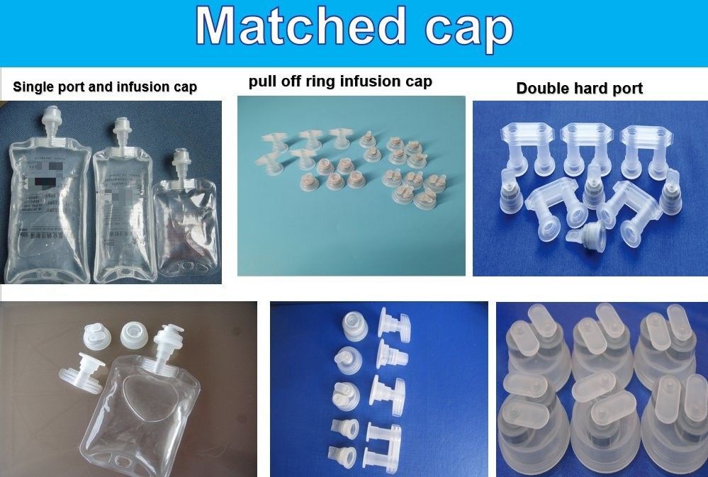 500 ml 1000 ml ซาเดียม คลอริด ซาลีนธรรมดา ถุงฉีดในหลอดเลือดดํา Single Port ไม่ PVC IV ถุงน้ําเหลว