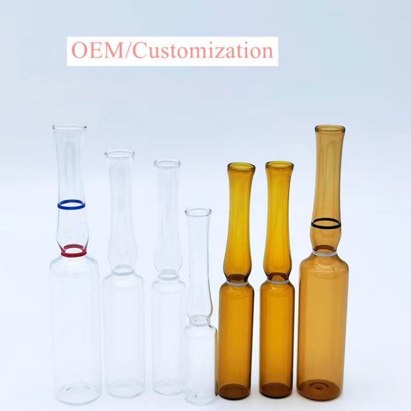1ml5ml 10ml 20ml เครื่องสําอาง การดูแลผิวหนัง ยา กระจก แอมพูล สี แหวน โลโก้ การพิมพ์ สกรีน การพิมพ์ แบบ B แบบ