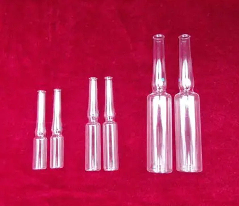 1 ml 2 ml 5 ml 10 ml YBB USP แอมพูลแก้วโบโรซิลิแคตว่างสําหรับการฉีด แอมพูลแก้วแอมเบอร์โปร่งใสสําหรับ Pharmac