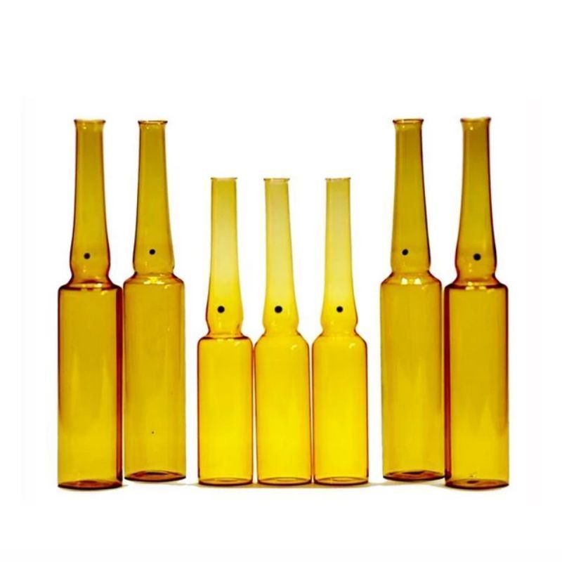 ใสทางการแพทย์ 2ml 5ml 10ml 20ml กระจกแก้ว Borosilicate ต่ํา ISO 10ml กระจกแก้ว Ampoule ต่ํา