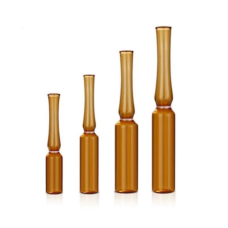 ISO Standard Transparent Amber Pharmaceutical Ampoule Vial ประเภท C แอมพูลว่าง