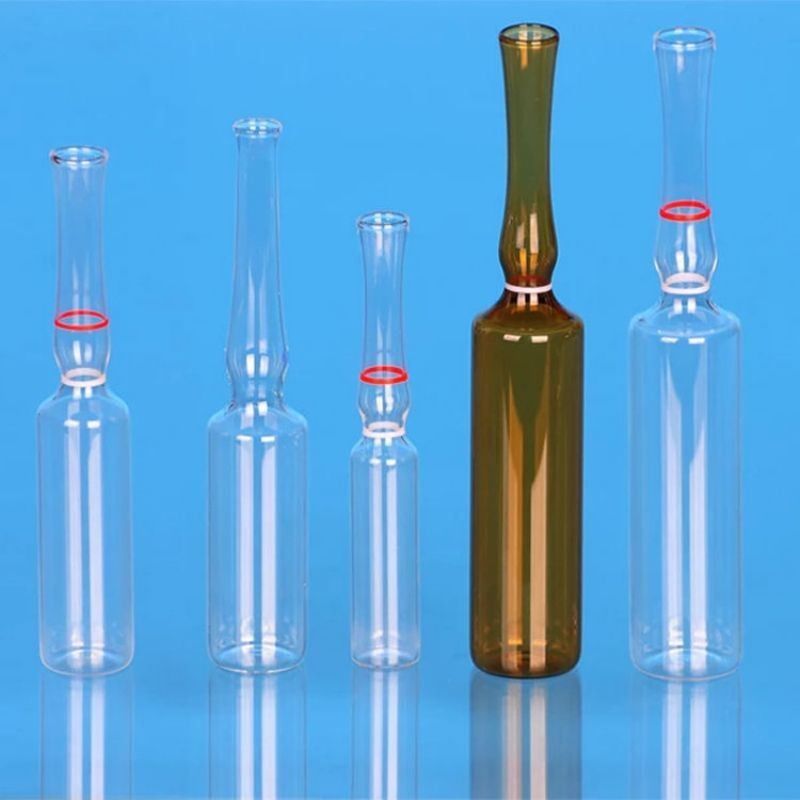 ISO Standard Transparent Amber Pharmaceutical Ampoule Vial ประเภท C แอมพูลว่าง