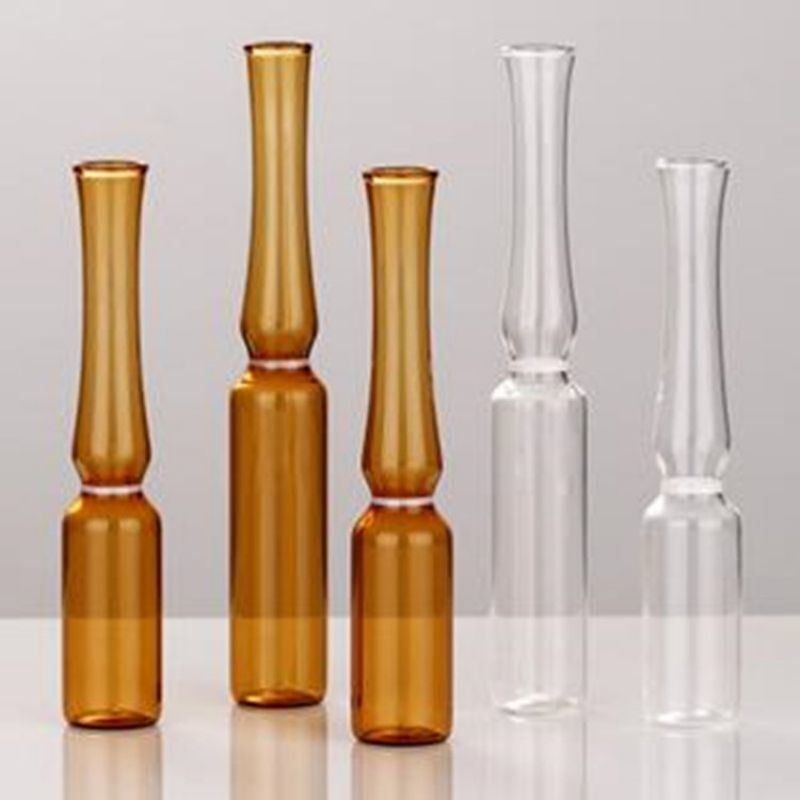 ISO Standard Transparent Amber Pharmaceutical Ampoule Vial ประเภท C แอมพูลว่าง