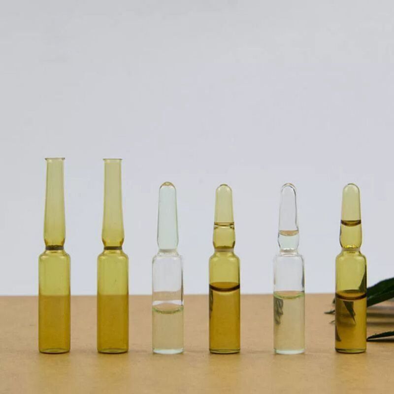 ISO Standard Transparent Amber Pharmaceutical Ampoule Vial ประเภท C แอมพูลว่าง