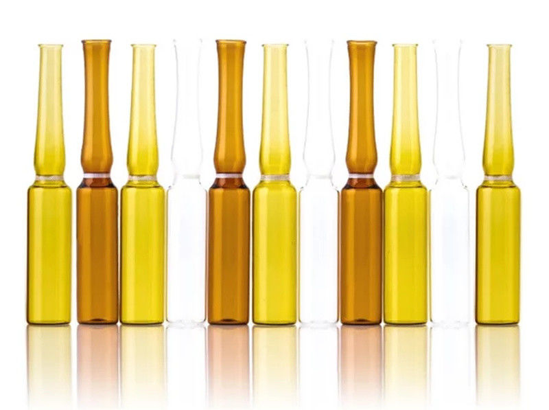 ISO Standard Transparent Amber Pharmaceutical Ampoule Vial ประเภท C แอมพูลว่าง