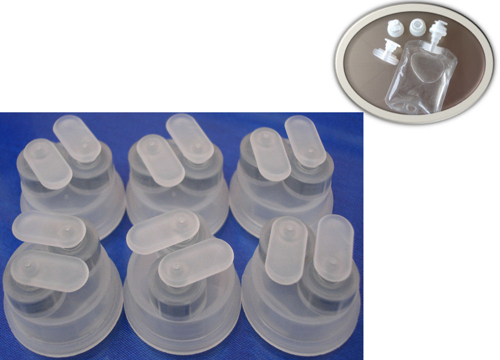 30mm 32mm Pull Ring Single Port Infusion Euro Head Cap สําหรับกระเป๋าสะพายน้ําไม่เป็น PVC
