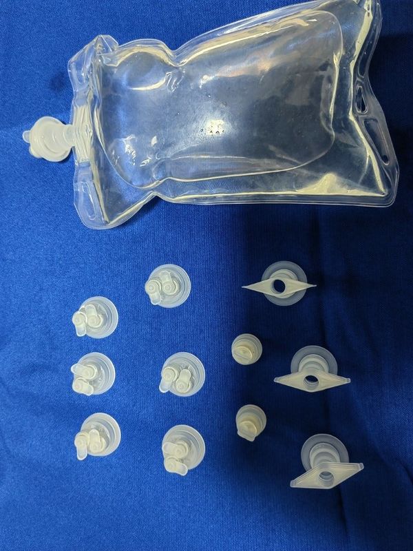 30mm 32mm 30mm Twin Flip Cap สําหรับกระเป๋า IV และกระป๋อง