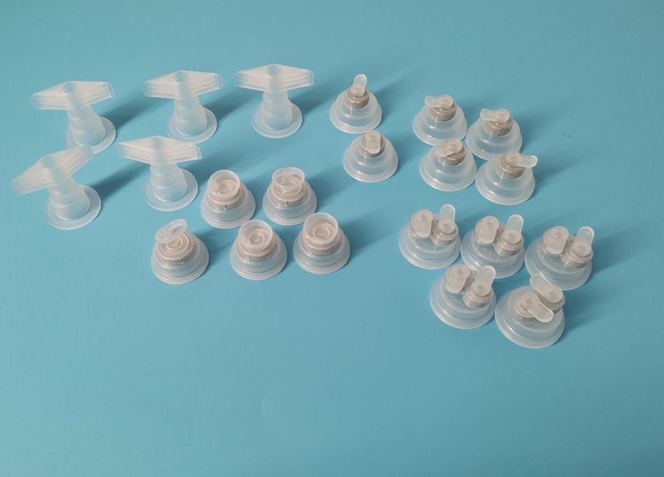 ไม่ PVC BFS ปิด Infusion Cap IV กระเป๋าเหลวดึงออก ปิด Euro Cap