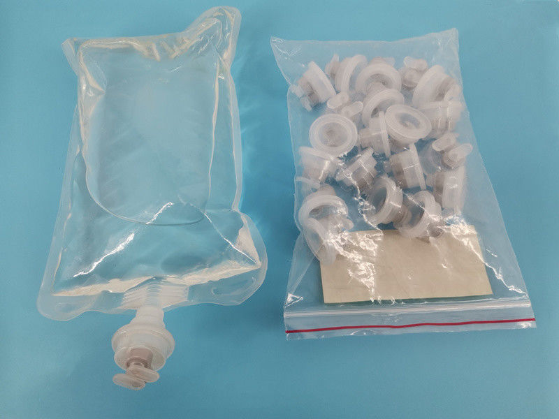 ไม่ PVC BFS ปิด Infusion Cap IV กระเป๋าเหลวดึงออก ปิด Euro Cap