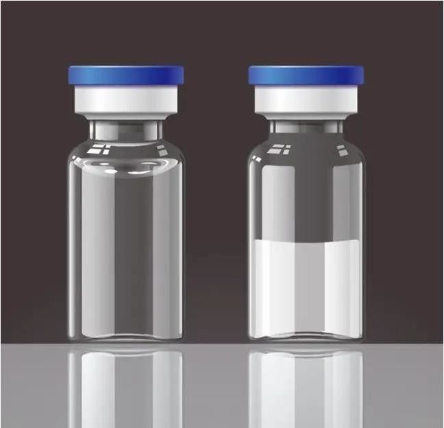 2 ml 5 ml 7 ml ถังแก้วสําหรับแห้งแบบเย็น ถังยาสําหรับวัคซีน