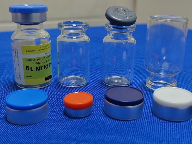 5ml 7ml 10ml ยาใส แอมเบอร์ Lyophilization ท่อ crimp top กระปุกแก้วที่มี Flip off Cap