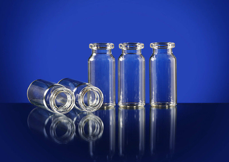 5 ml 7 ml 10 ml ยาแอมเบอร์ใส Crimp Top ทูบูลาร์ สเตอริลี่ ขวดฉีด กระป๋องแก้ว พร้อมปลั๊กยาง