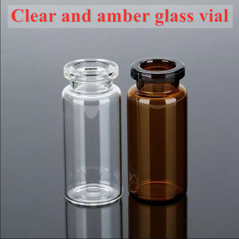 5 ml 20 ml กล่องยา Borosilicate Glass Amber Clear Empty Lyophilization กระปุกกระปุกกระปุก