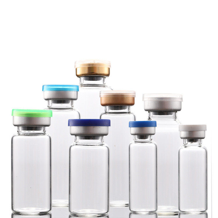 7 ml 10 ml กระป๋องแก้วใส แอมเบอร์ โบโรซิลิแคตต่ํา ท่อไร้สาระ ขวดแก้วเปล่า สําหรับบรรจุยาฉีด