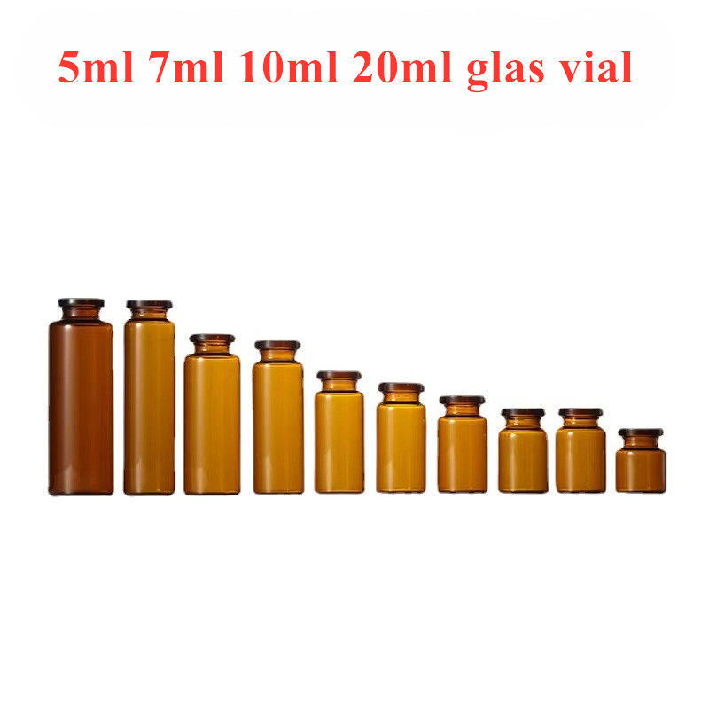 ยา 5ml 10ml เงินเปล่า Amber สะอาดสําหรับฉีด ท่อกล่องแก้วการแพทย์ กระปุกกระปุกกระปุกกระปุกกระปุกกระปุกกระปุกกระปุกกระปุกกระปุก