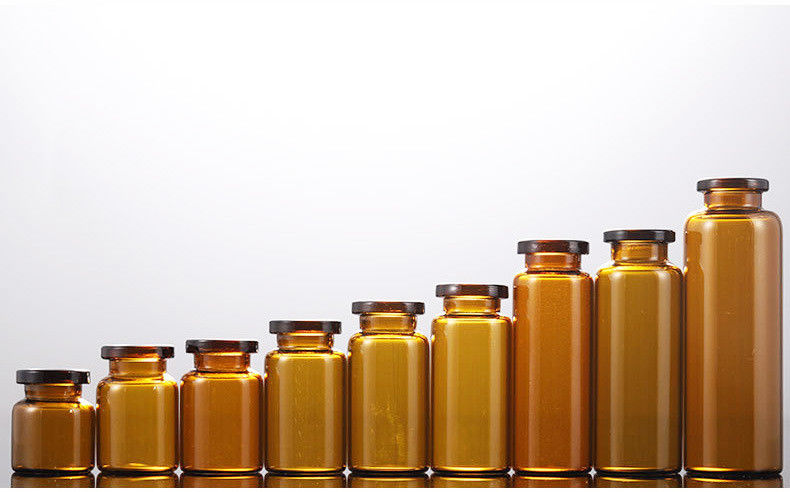 5 ml 7 ml กระจกโบโรซิลิเคตใสและน้ําตาล กระจกท่อกระจกสําหรับฉีดวัคซีน