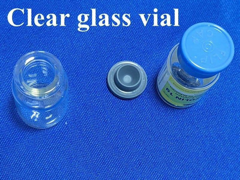 กระปุกท่อชนิด 1 กระปุกแก้ว Borosilicate ด้วยปาก 13 มม. 20 มม.