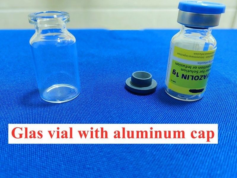 กล่องแก้วใส 18 มิลลิเมตร Borosilicate พร้อมปลาย USP ประเภทกล่องแก้วว่าง