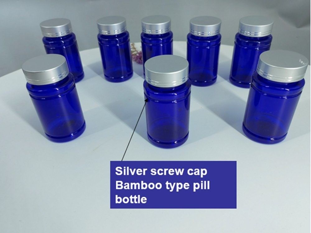 ไขมันปลายาพลาสติก แคปซูล กระปุก PET 120 ml อาหารเสริมว่าง วิตามิน แคปซูล ยาแก้ว กระปุกพลาสติก