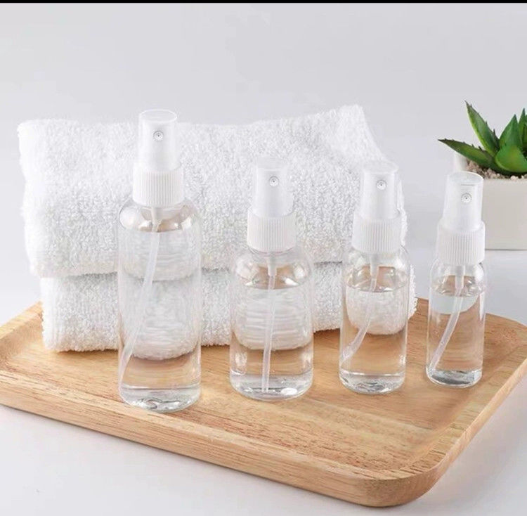 50ml 60ml 100ml PET สเปรย์พลาสติก PET สะอาดมือแบบครอบครอบ