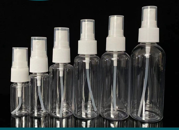 50ml 60ml 100ml PET สเปรย์พลาสติก PET สะอาดมือแบบครอบครอบ