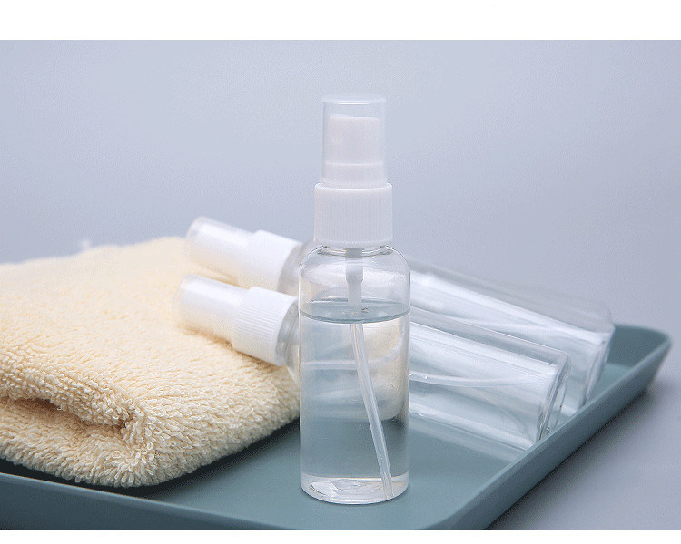 30ml 60ml 100ml เติมใหม่แอลกอฮอล์ครีมใสใส กระปุกพลาสติกว่าง กระปุกพลาสติก PET กระปุกพลาสติก