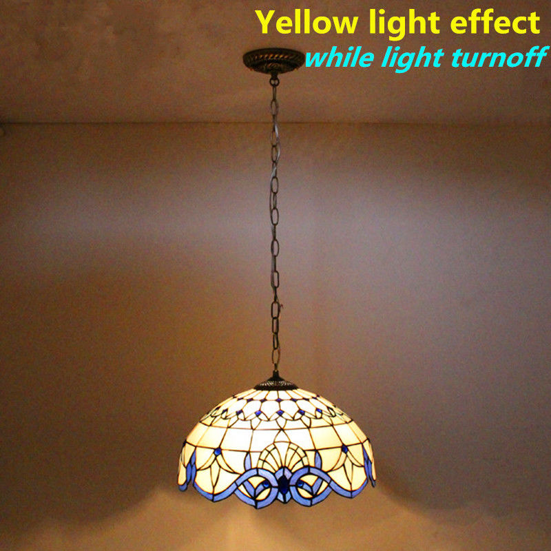 12 นิ้วประดับแก้ว LED Pendant Lamp With 2 Light การดูแลตาสําหรับห้อง Bar ห้องเรียน คาเฟ่ ห้องนั่งเล่น ห้องทานอาหาร Light